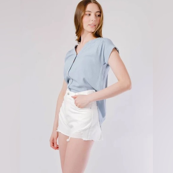 Levi’s Jean Shorts - Levi’s White Mom Shorts Size 31 - NWT - Picture 4 of 4